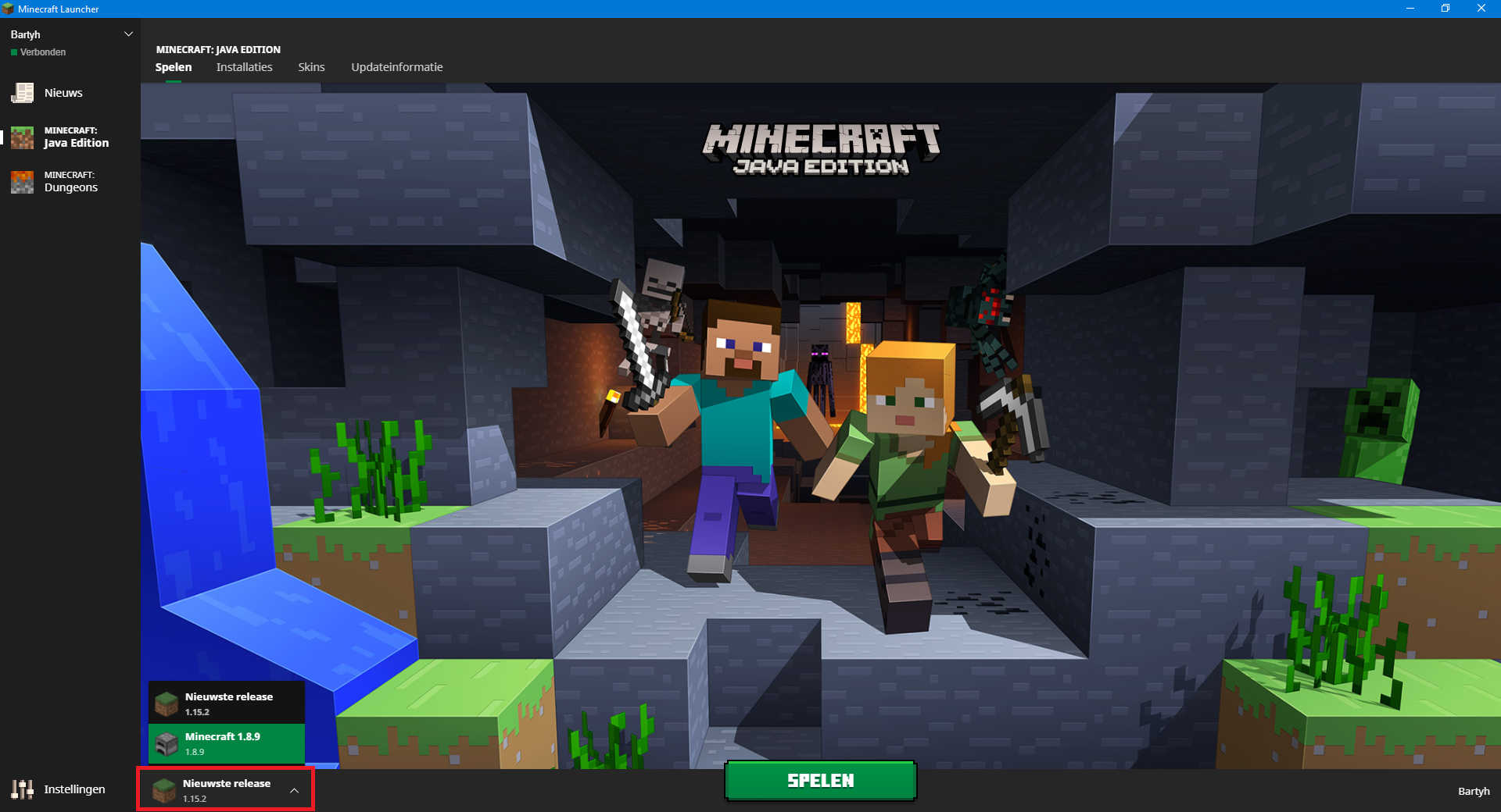 Dropdown menu launcher.png